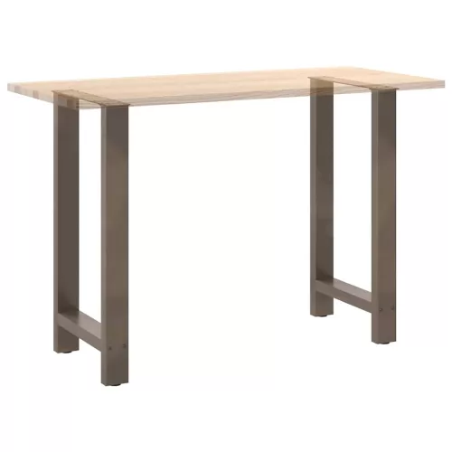  2 db natúr acél bárasztalláb 50x(90-91) cm