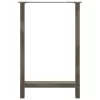  2 db natúr acél bárasztalláb 60x(90-91) cm