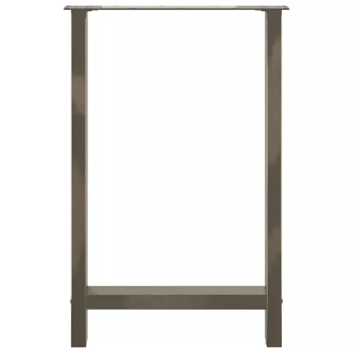  2 db natúr acél bárasztalláb 60x(90-91) cm