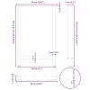  2 db natúr acél bárasztalláb 60x(90-91) cm