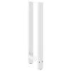  2 db fehér bárasztal láb 40 x (100-101) cm acél