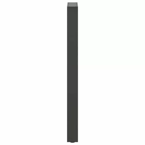  2 db antracitszürke acél bárasztalláb 40x(100-101) cm