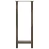  2 db natúr acél bárasztalláb 40 x (100-101) cm