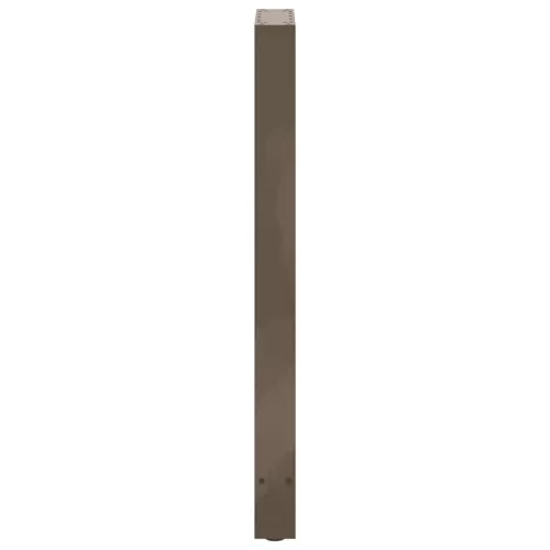  2 db natúr acél bárasztalláb 40 x (100-101) cm