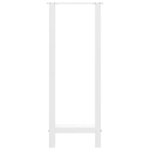  2 db fehér bárasztal láb 50 x (100-101) cm acél