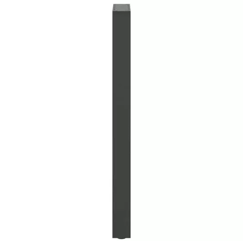  2 db antracitszürke acél bárasztalláb 50x(100-101) cm
