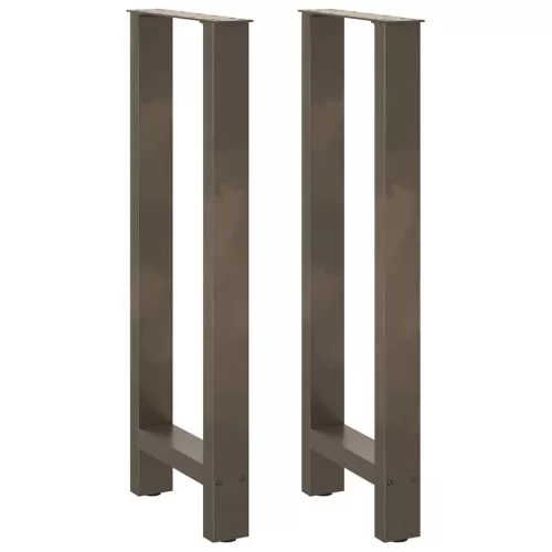  2 db natúr acél bárasztalláb 50x(100-101) cm