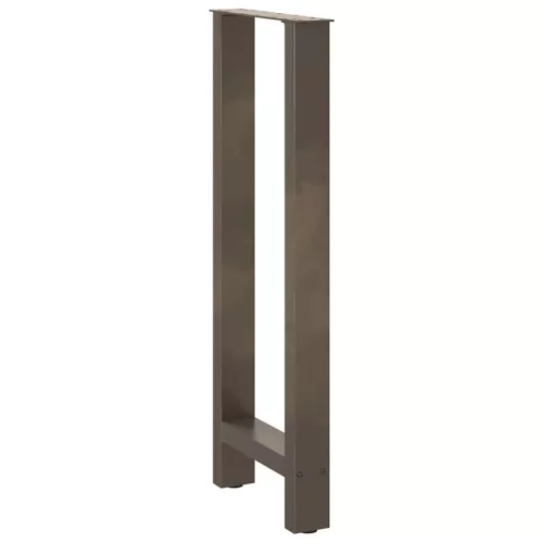  2 db natúr acél bárasztalláb 50x(100-101) cm