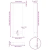  2 db natúr acél bárasztalláb 50x(100-101) cm