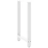  2 db fehér bárasztal láb 60 x (100-101) cm acél