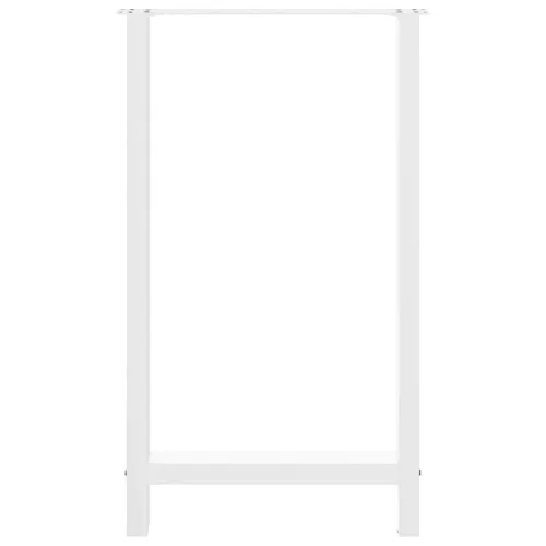  2 db fehér bárasztal láb 60 x (100-101) cm acél