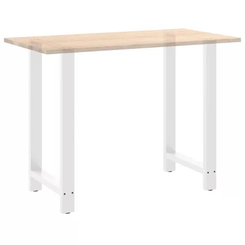  2 db fehér bárasztal láb 60 x (100-101) cm acél