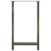  2 db natúr acél bárasztalláb 60 x (100-101) cm