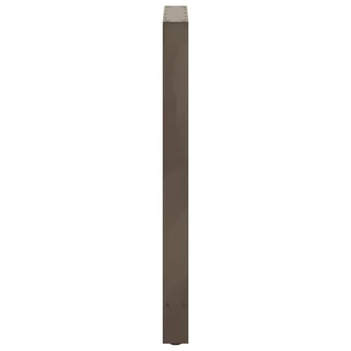  2 db natúr acél bárasztalláb 60 x (100-101) cm