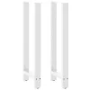  2 db fehér bárasztal láb 40 x (110-111) cm acél
