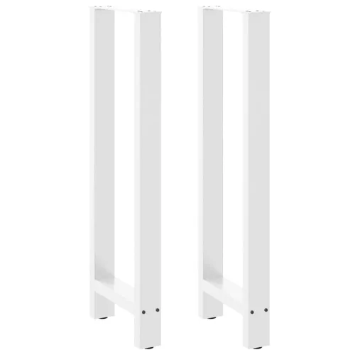  2 db fehér bárasztal láb 40 x (110-111) cm acél