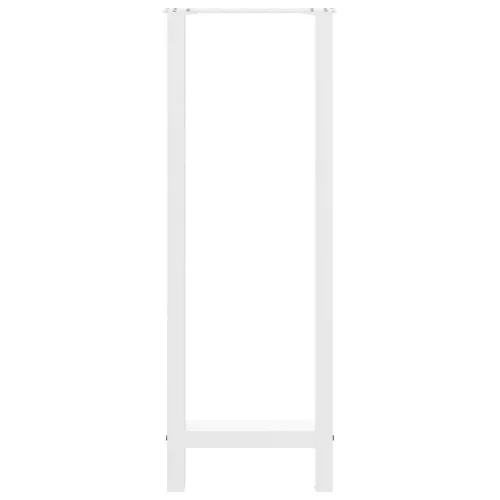  2 db fehér bárasztal láb 40 x (110-111) cm acél