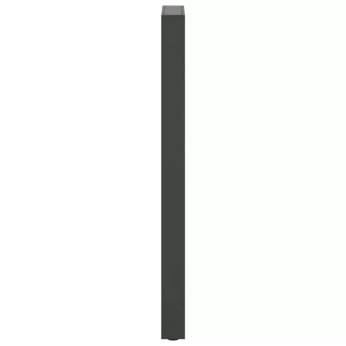  2 db antracitszürke acél bárasztalláb 40x(110-111) cm