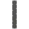  2 db antracitszürke acél bárasztalláb 40x(110-111) cm