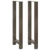  2 db natúr acél bárasztalláb 40 x (110-111) cm