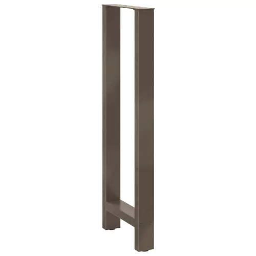  2 db natúr acél bárasztalláb 40 x (110-111) cm