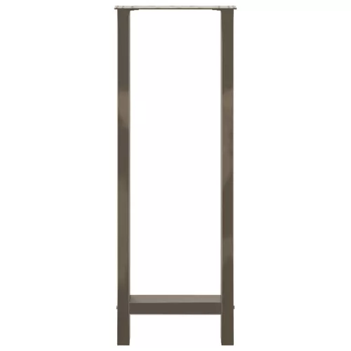  2 db natúr acél bárasztalláb 40 x (110-111) cm