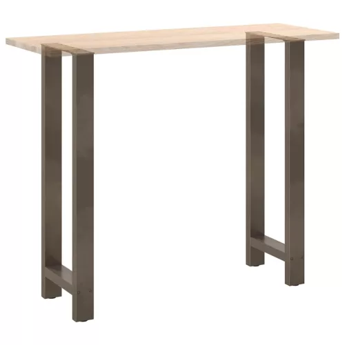  2 db natúr acél bárasztalláb 40 x (110-111) cm