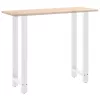  2 db fehér bárasztal láb 50 x (110-111) cm acél