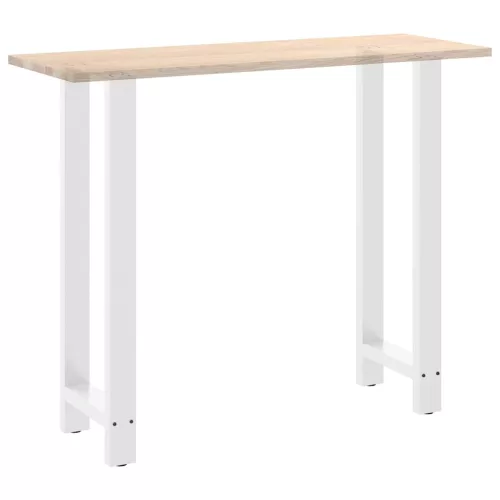  2 db fehér bárasztal láb 50 x (110-111) cm acél