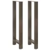  2 db natúr acél bárasztalláb 50 x (110-111) cm