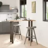  2 db natúr acél bárasztalláb 50 x (110-111) cm
