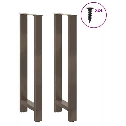  2 db natúr acél bárasztalláb 50 x (110-111) cm