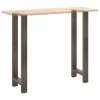  2 db natúr acél bárasztalláb 50 x (110-111) cm