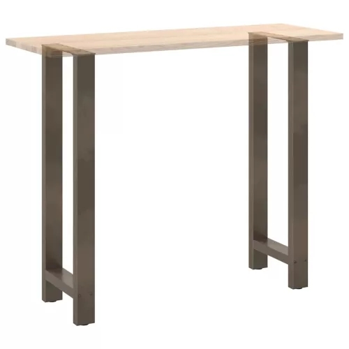  2 db natúr acél bárasztalláb 50 x (110-111) cm