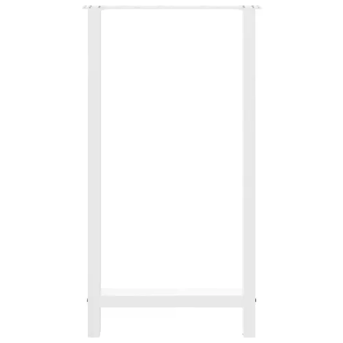  2 db fehér bárasztal láb 60 x (110-111) cm acél