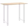  2 db fehér bárasztal láb 60 x (110-111) cm acél