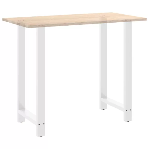 2 db fehér bárasztal láb 60 x (110-111) cm acél