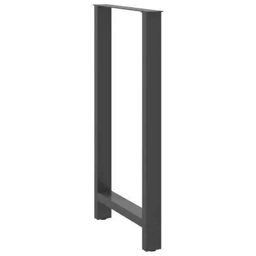  2 db antracitszürke acél bárasztalláb 60x(110-111) cm