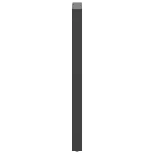  2 db antracitszürke acél bárasztalláb 60x(110-111) cm