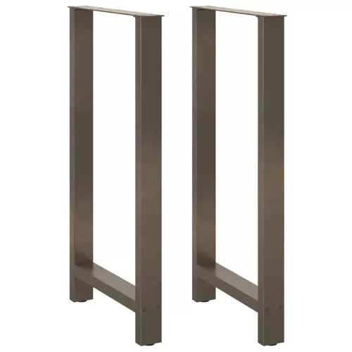  2 db natúr acél bárasztalláb 60 x (110-111) cm
