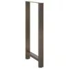  2 db natúr acél bárasztalláb 60 x (110-111) cm
