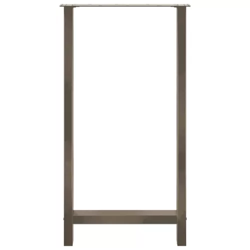  2 db natúr acél bárasztalláb 60 x (110-111) cm