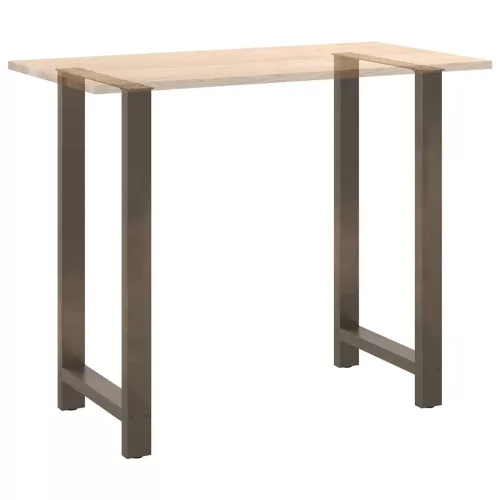  2 db natúr acél bárasztalláb 60 x (110-111) cm