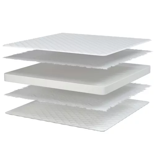  fehér memóriahabos matrac 80 x 200 x 17 cm