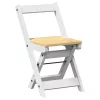  Corona 4 db fehér tömör fenyőfa összecsukható étkezőszék
