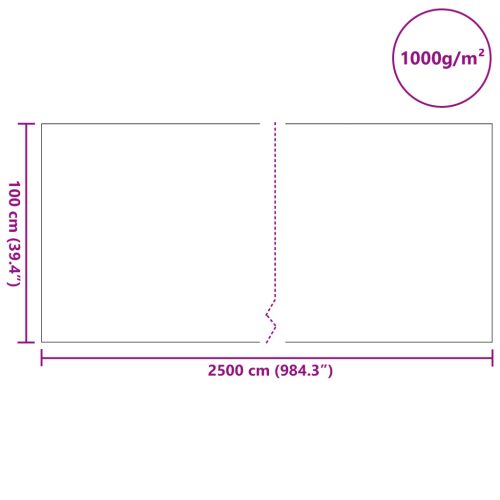  Tó Fleece 1000 g/㎡ 1x25 m