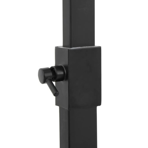  fekete sárgaréz kétfejű zuhanyszett keverővel és tömlővel