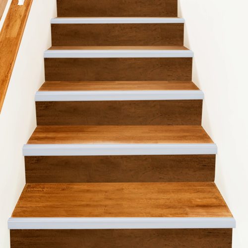  Lépcsőélvédők 30 pcs Ezüst 67 cm Alumínium