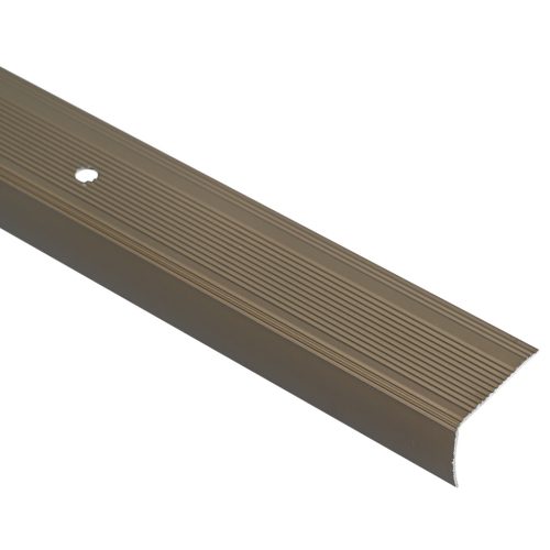 Lépcsőélvédők 30 pcs Barna 67 cm Alumínium