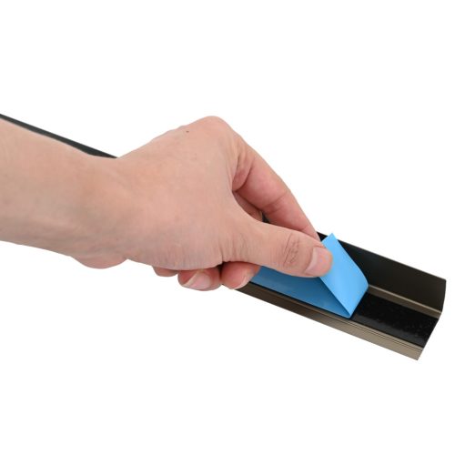  Lépcsőélvédők 10 pcs pezsgőszín 67 cm Alumínium